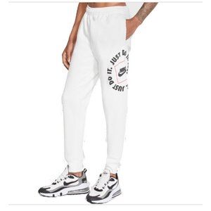 NWT Nike Just do it Men's L Sportswear Jdi Circle Logo Fleece Joggers Sweatpants